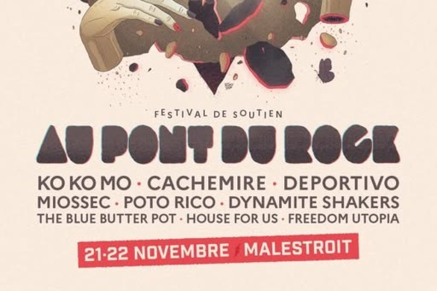 Miossec, Deportivo, Ko Ko Mo,  Cachemire en concert de soutien pour le festival Au Pont du Rock..